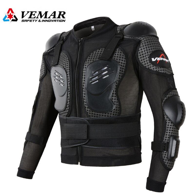 VEMAR elastyczny pancerz motocyklowy dla obu płci zbroja motocyklowa lato motocykl zbroja na całe ciało ochrona żółwia czarny S-162