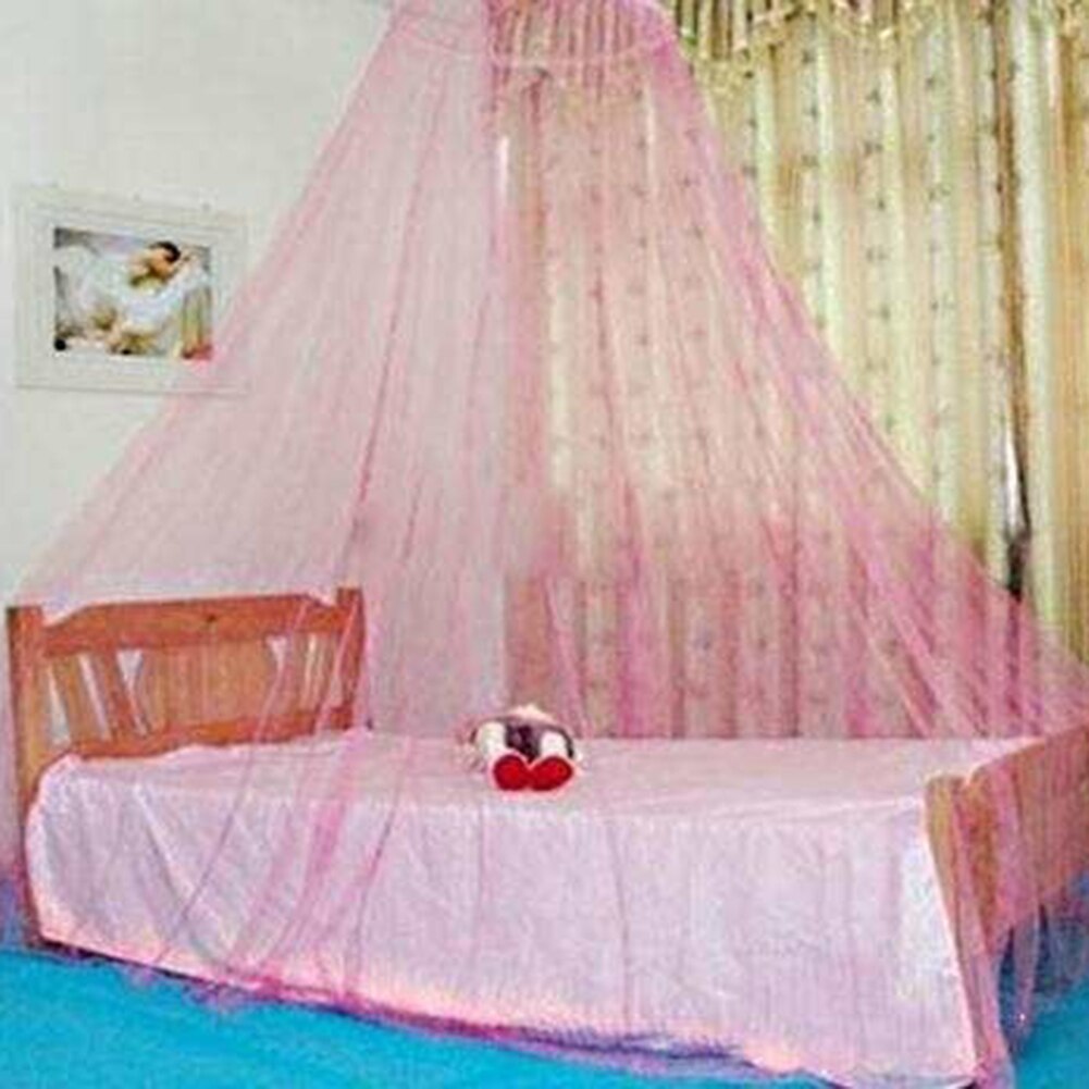 Princess Dome Bed Tent Polyester Hanging Anti Mosquito Net Girls Bedroom Sleeping Accessories Voile Garden Camping