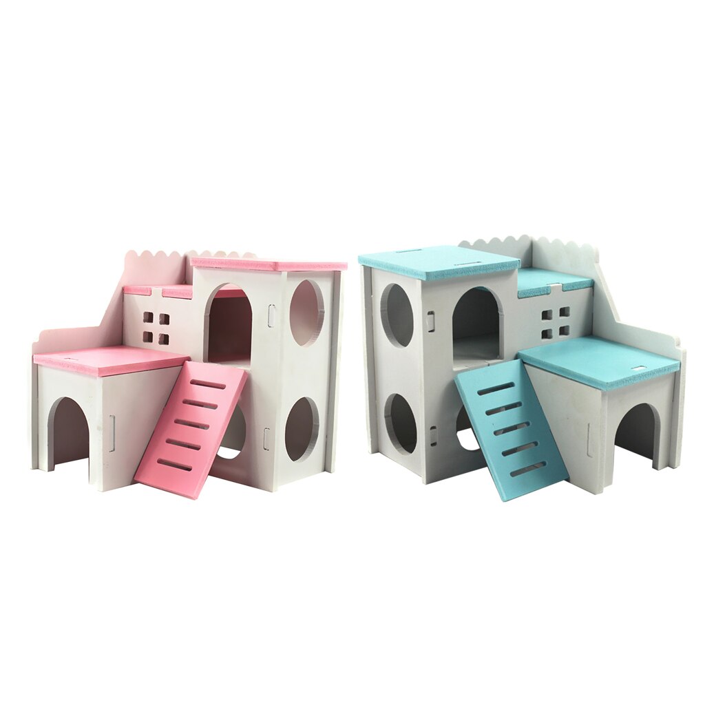 Cama de casa para Animal PEQUEÑO, Hamster, erizo, conejillo de indias, castillo, hábitat, cueva, juguete, nido de Mascota, ardilla, jaula y casa con cama, accesorios