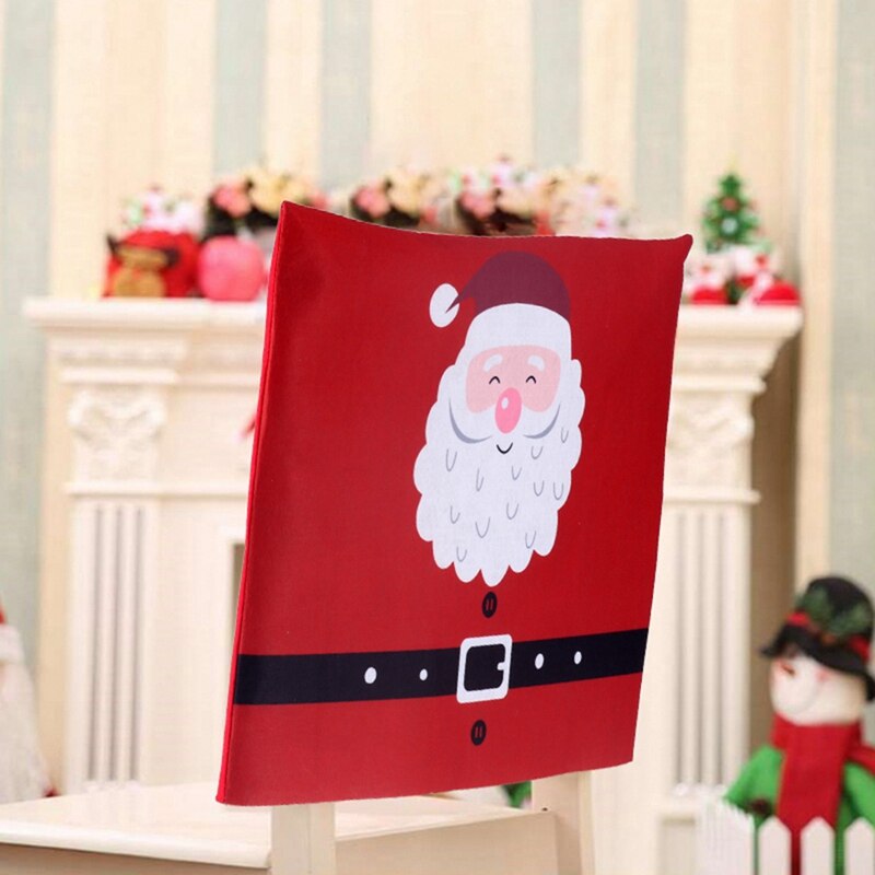 Santa Claus Chair Set Home Decoration Christmas Decoration
