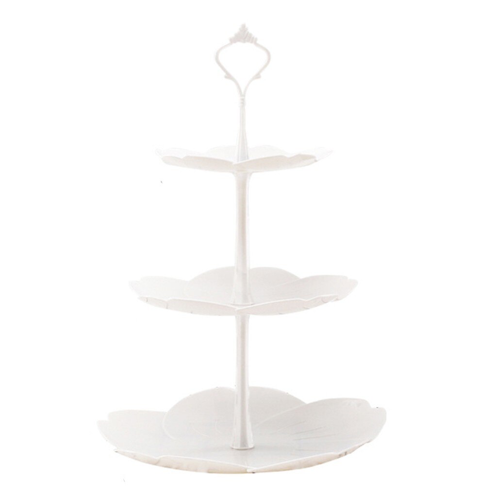 3-Tier Cupcake Stand Cake Dessert Display Plate Wedding Evening Party Tower Plate Stand de gâteau Stand: C