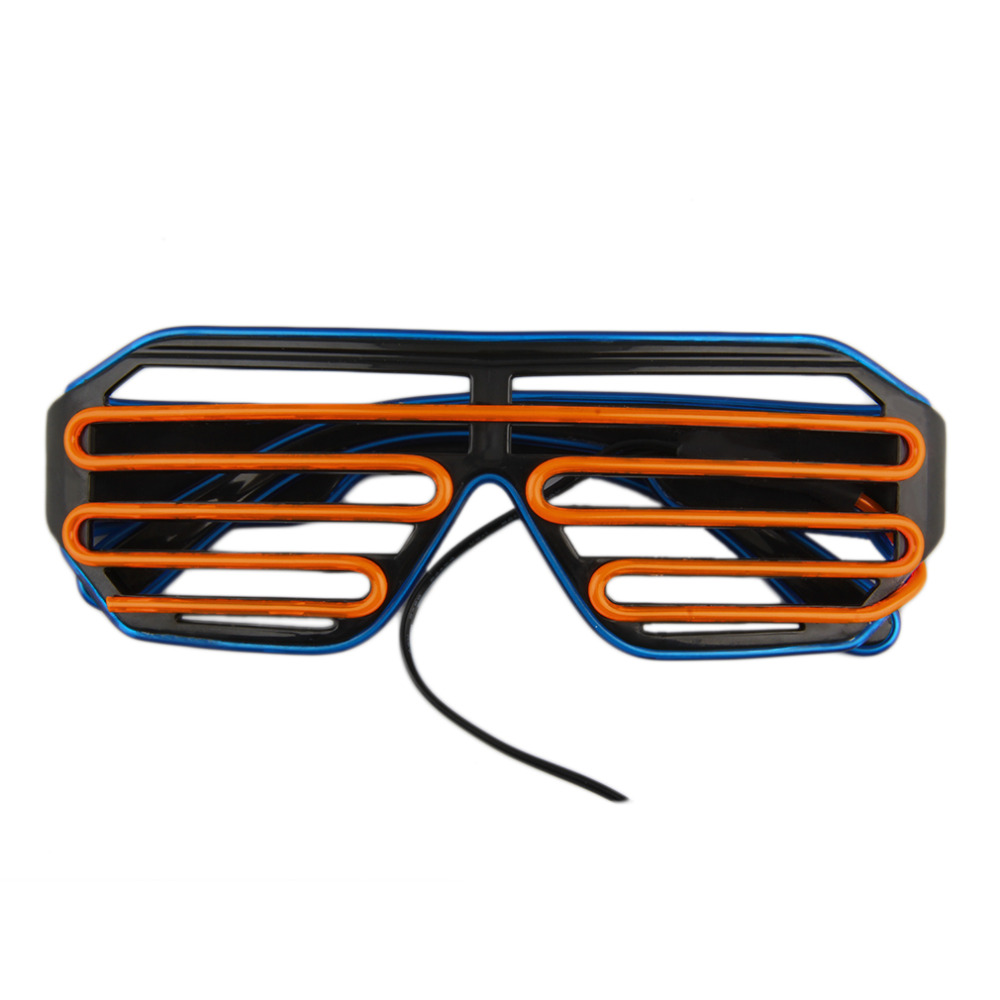 Gafas con luz LED de de Luces de alambre parpadeantes, gafas decorativas, luz brillante clásica, accesorios activos, de Festival