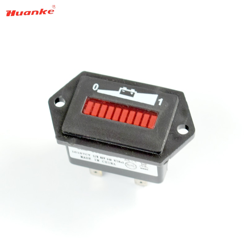 Factory price 48V LED Battery Meter Gauge Charge Discharge Status Monitor batery Indicator for forklift,pallet truck