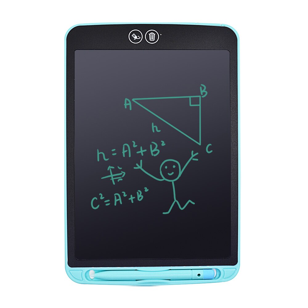 CHIPAL 10&quot; LCD Writing Drawing Tablets Electronic Digital Tablet Graphic Board Handwriting Erasable Pads + Pen for Kid Children: Blue