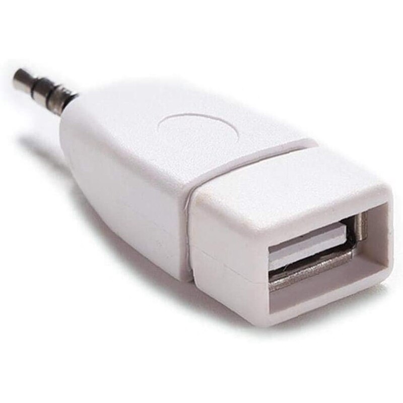 Audio Converter Adapter, usb 2.0 Female Naar 3.5Mm Male Aux Audio Plug Converter Voor Auto Stereo MP3 Speler Mobiele