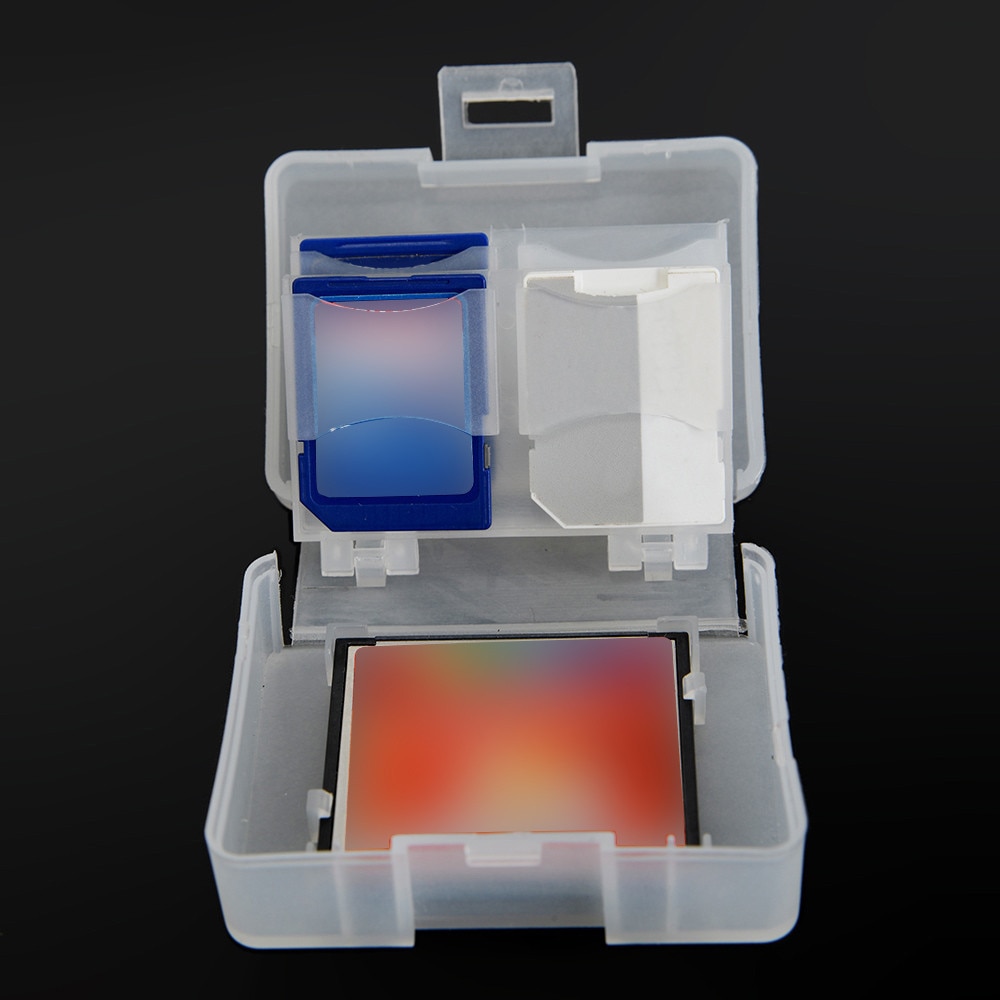 Universal MemoryPack SD MMC/SDHC PRO DUO Memory Card Plastic Storage Jewel Case Holder Box Storage Case Protector