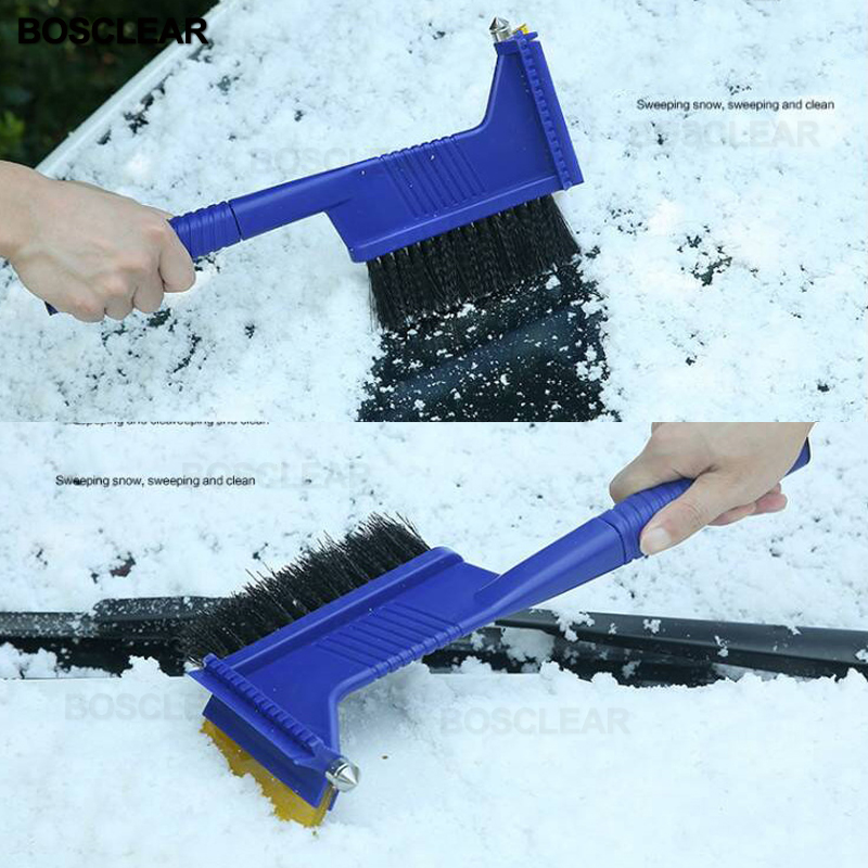 Pelle à neige pour voiture | Véhicule d'hiver multifonction, marteau pour voiture, grattoir à glace, brosse pour voiture