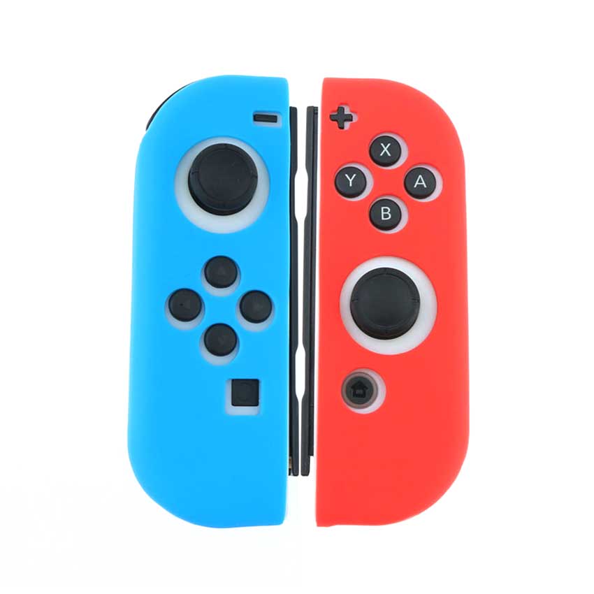 YuXi 1set Kleurrijke Soft Cover Voor Vreugde-Con Silicone Case Skin beschermhoes voor Nintend Schakelaar Joycon Controller