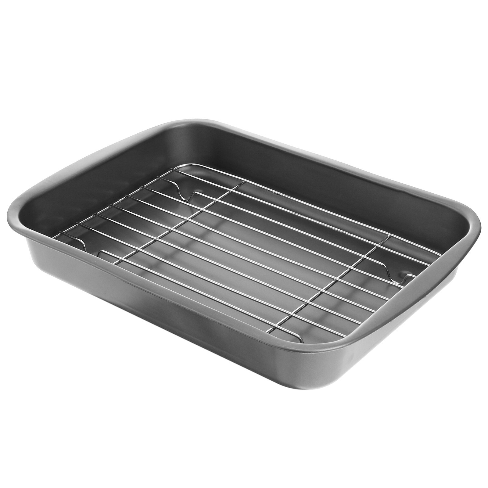 1 Set of Multi-functional Stainless steel Baking Plate Baking Tool (Silver)