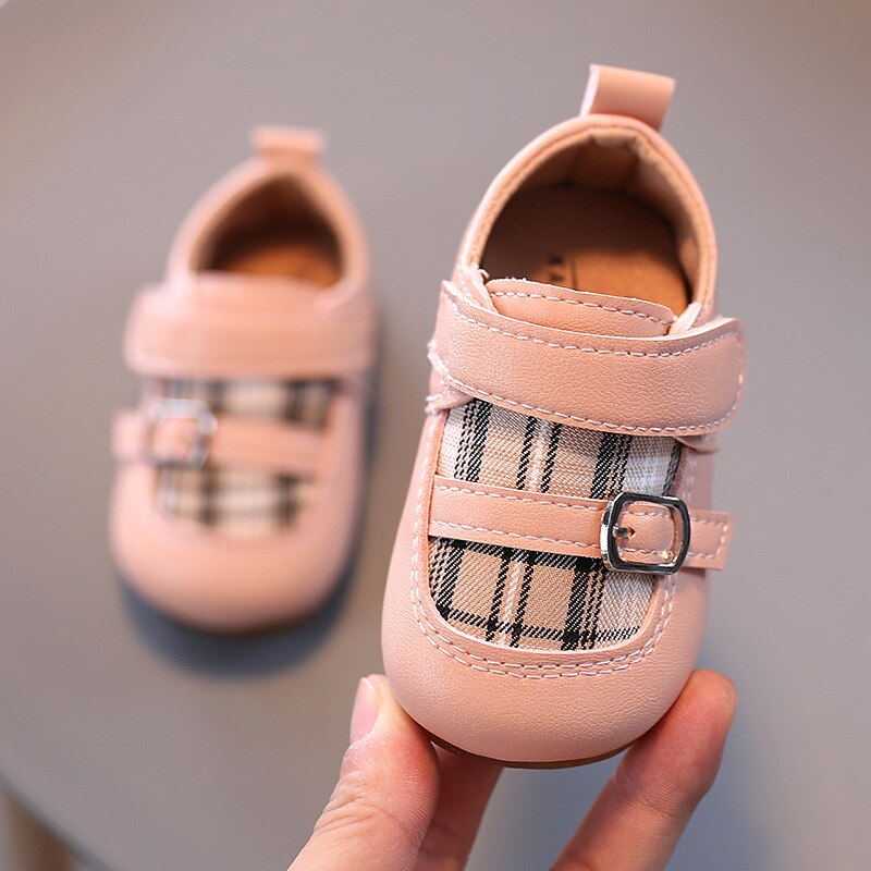 0-2 Jaar Baby Meisje Schoenen Mode Herfst Wit Peuter Prinses Lederen Schoenen Kleine Vrouwelijke Enkele Schoenen Non-skid: Roze / 15