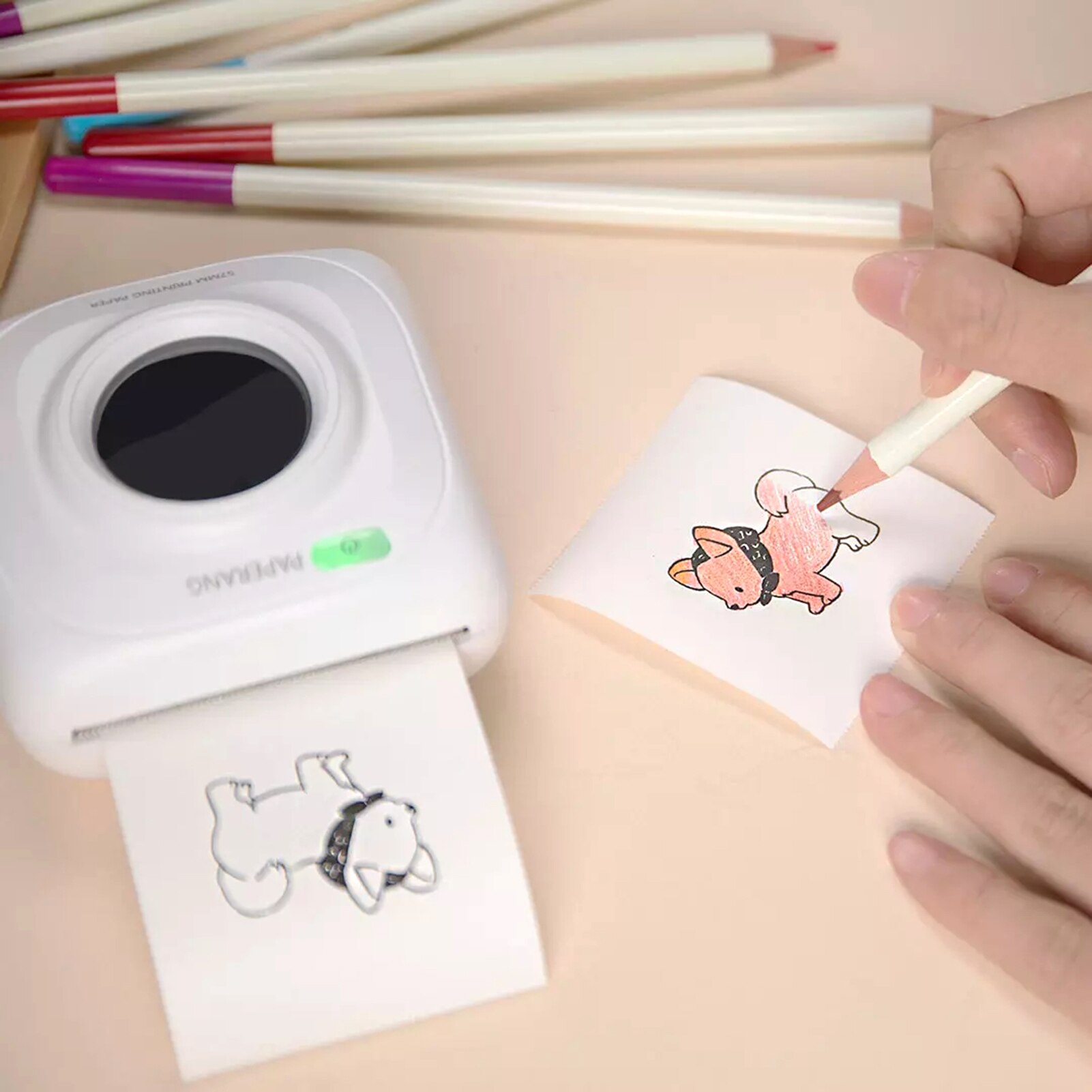 PAPERANG-mini impresora térmica de bolsillo P1/P2, 200dpi /300dpi, BT4.0, portátil, para fotos