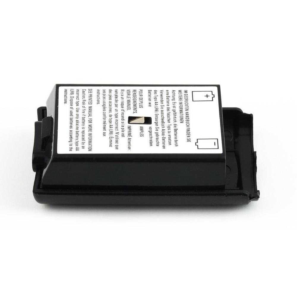 Universal Battery Pack Cover Shell Shield Case Kit for Xbox 360 Wireless Controller Black Battery Cover Shell