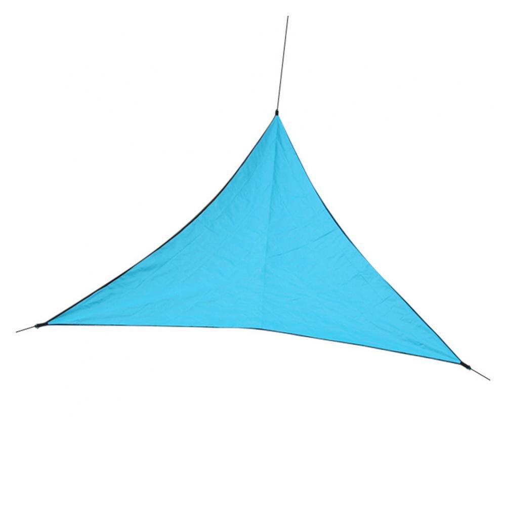 300Cm Outdoor Driehoek Zon Onderdak Zonnescherm Waterbestendig Tent Luifel Tuin Patio Camp Luifel Doek Zon Onderdak: Blauw