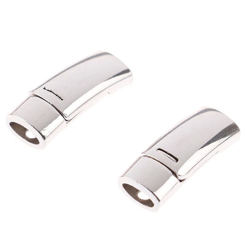 1 Paar Magic Mganetic Lock Geen Tie Schoenveters Systeem Metalen Schoen Gespen: silver