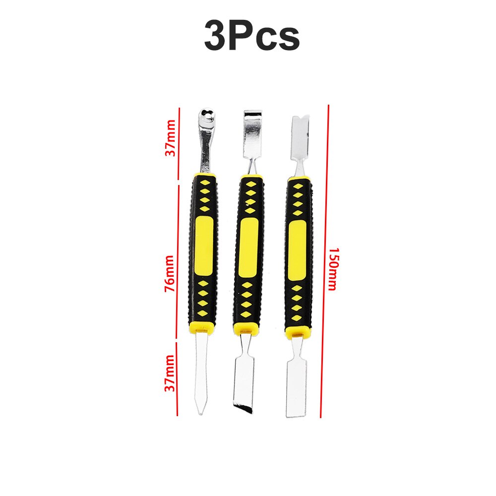 Universelles elektronikreparaturwerkzeug-set mit öffnungshebel und metallspießen für tablets, laptops und handybildschirme – hebelwerkzeug: 3 stück upgrade
