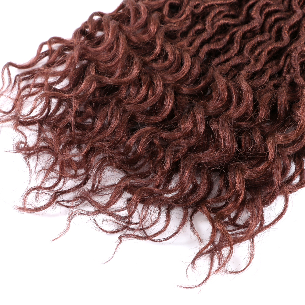 ZYR Faux Locs Curly Ends Ombre Crochet Hair 24 roots Hair-Extension For African Women