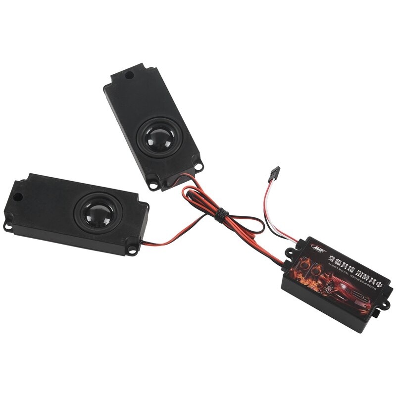 affrescare della Valvola A Farfalla Del Motore Simulatore di Suono con 2 Altoparlanti per R/C macchina