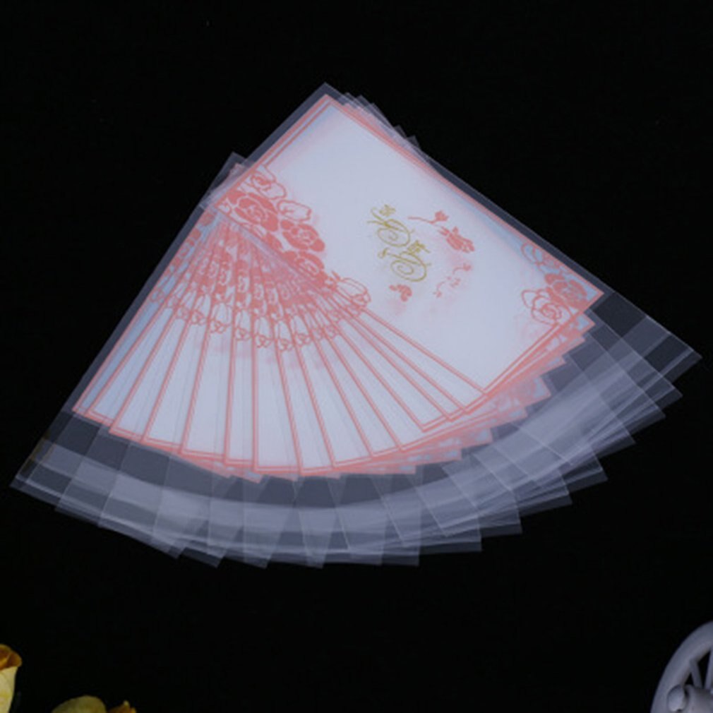 Lipstick Single Packing Bag Lip Balm Sealing Bag Lipstick Packaging Self-Adhesive Bag Rectangle Packing Bag