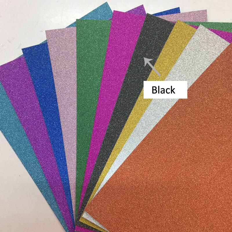 Karte funkeln Papier freundlicher Spielzeug Pappe Ohne Aufkleber Blitz-Pulver Karton Handwerk Papier Party Dekoration