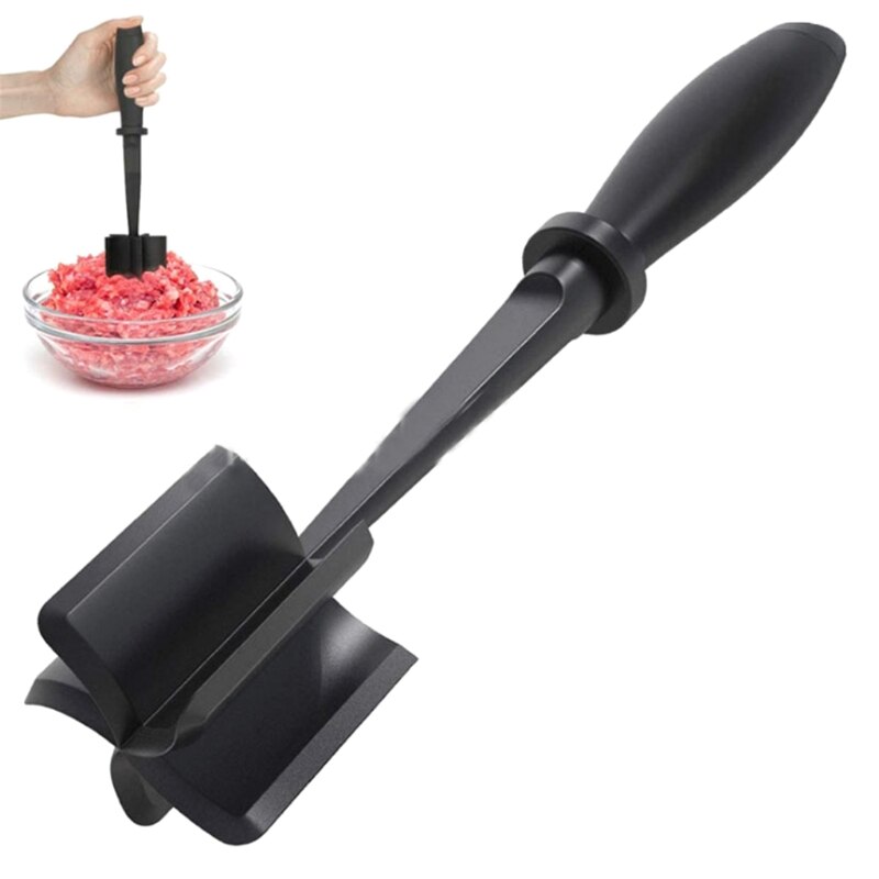 Multifunctional Heat Resistant Meat Masher Nylon Hamburger Chopper Ground Meat Chopper Utensil