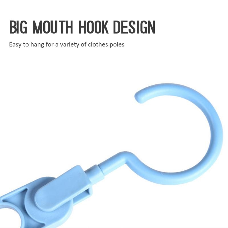 Vouwen Draaien Hanger Anti-Slip Multifunctionele Kleerhangers Haak Opbergrek Multi-Poort Droogrekken Closet Organizer Tool