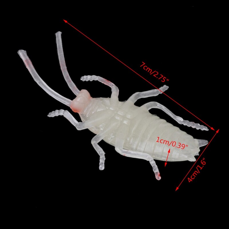 HBB Novelty 12Pcs Soft Spider Insect Night Glow in the Dark Worms Halloween Toy Joke Gag Kids Luminous Toys