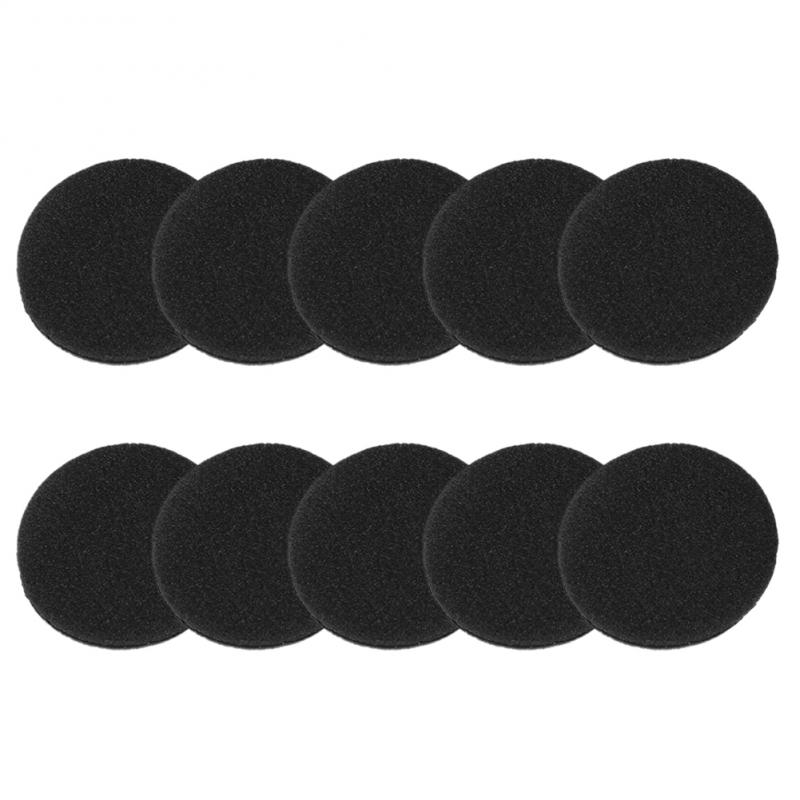 35/40M/45/50/55/60/65 Mm Hoofdtelefoon Vervanging Black Soft foam Pad Oor Pad Spons In-Ear Oortelefoon Cover Oortelefoon Accessoires