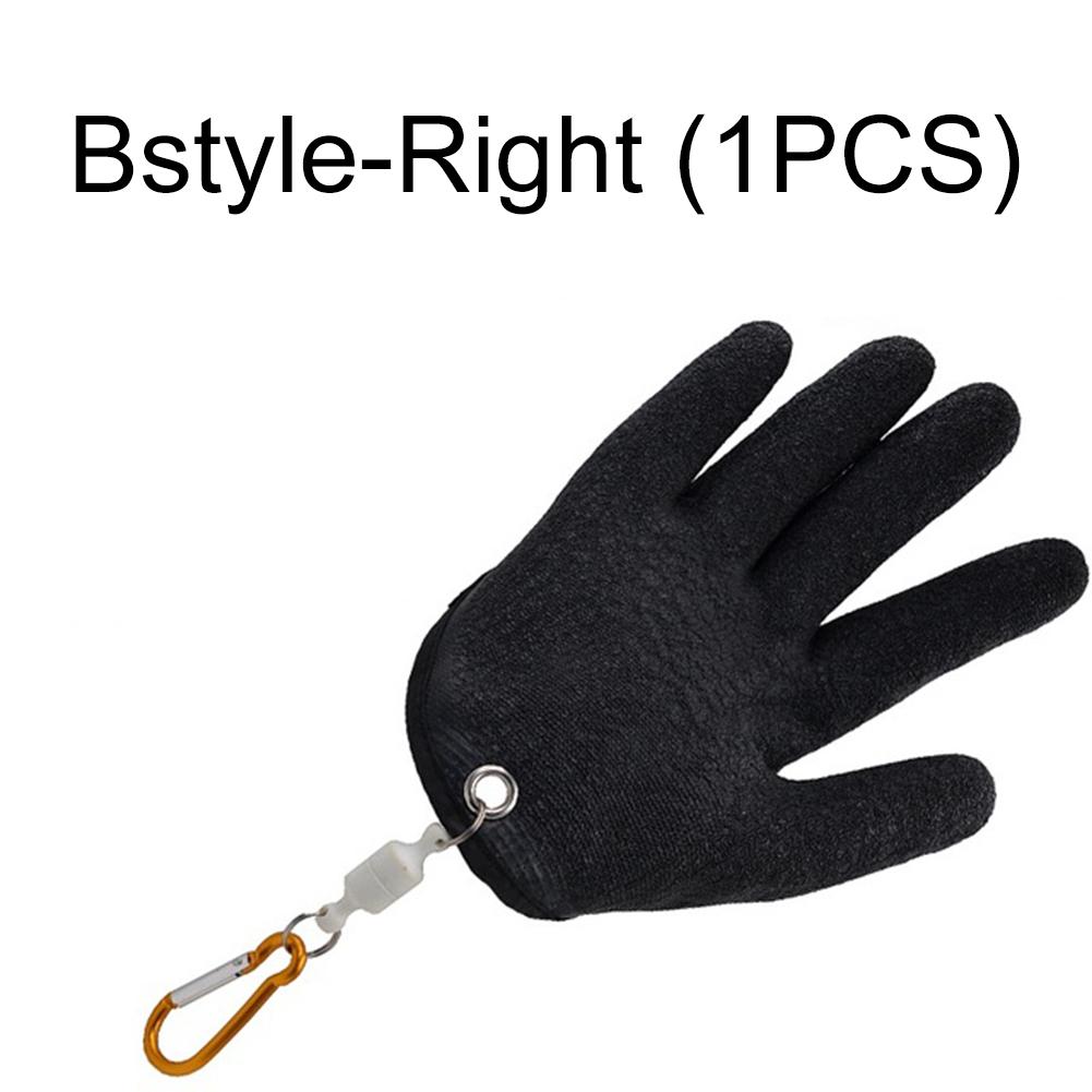 Fishing Catching Gloves Anti-slip Waterproof Puncture Resistant Fishing Gloves for Fisherman: Gray