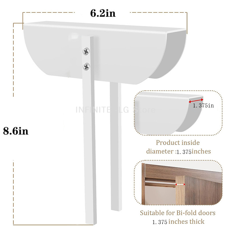 Bifold Door Lock, Pantry Lock Portable Closet Door Lock Double Door Child Lock For Pantry, Laundry Room