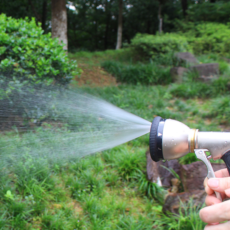 Spray Lawn High Pressure Water Gun For Garden Washing Car Durable Hand-held Tools Watering Multi-function For 8 Spray Modes