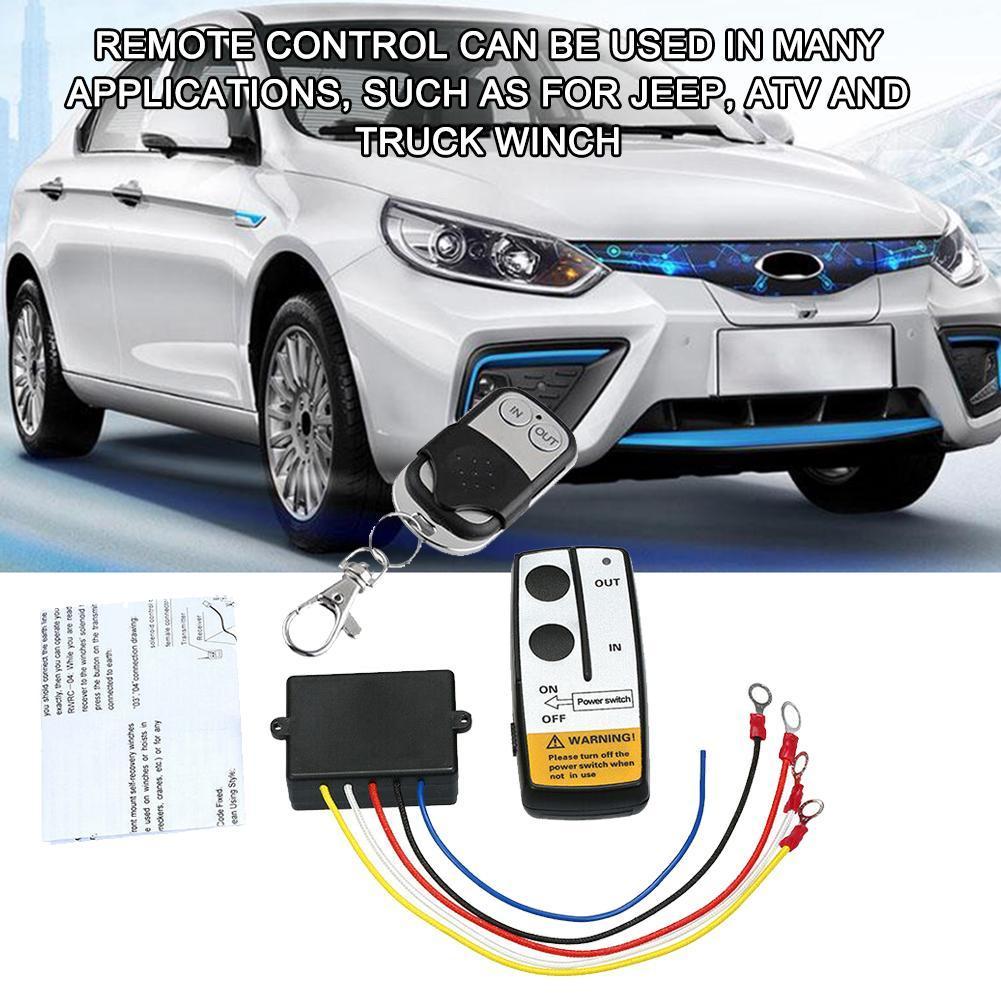 12V Long Range Wireless Remote Control Kit For Truck Control Jeep Car Remote Car Accessories ATV Winch Waterproof Switc R8K9