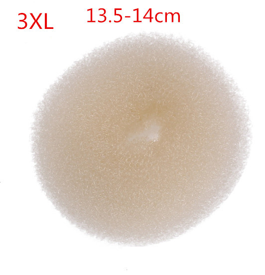 Creatore di panini per capelli Ciambella Spugna magica in schiuma Facile anello grande Strumenti per lo styling dei capelli Accessori per capelli stile capelli per le donne