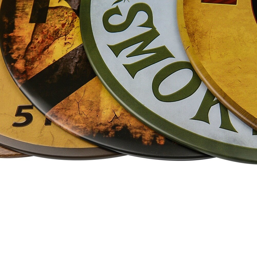 Do Not Enter Gaming in Progress Retro Rustic Novelty Metal Circular Sign