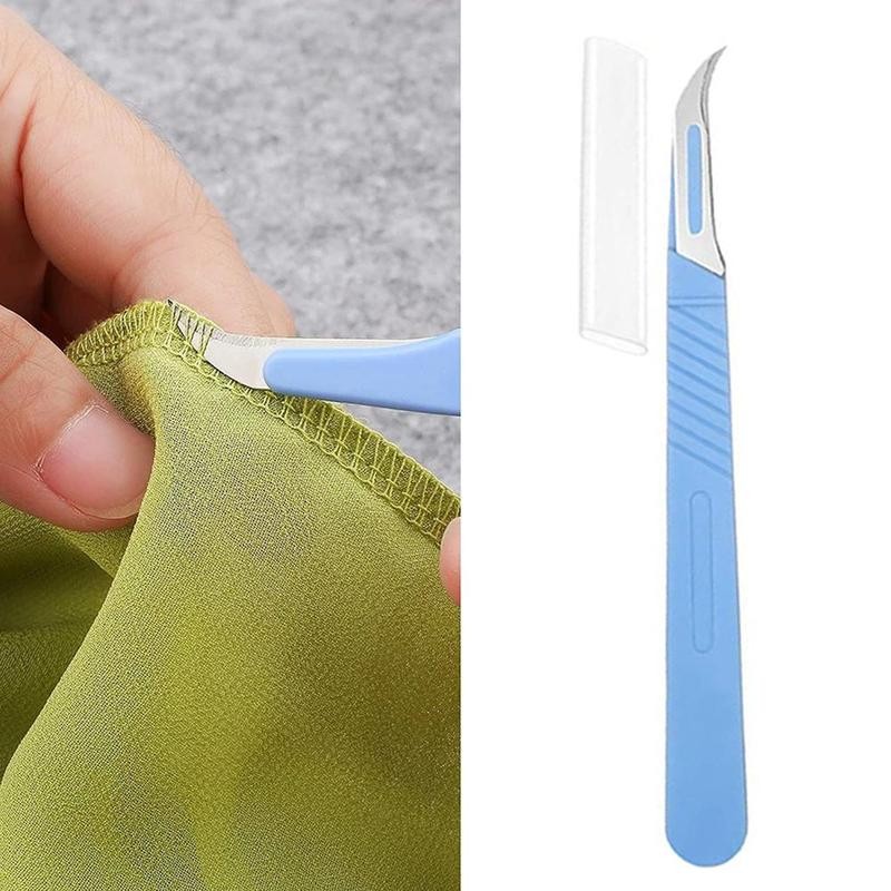 1pc sysømmerippere blå plastikhåndtag sømsøm afriver afprikningsfjerner trådafskærer til syning af håndarbejdsværktøj