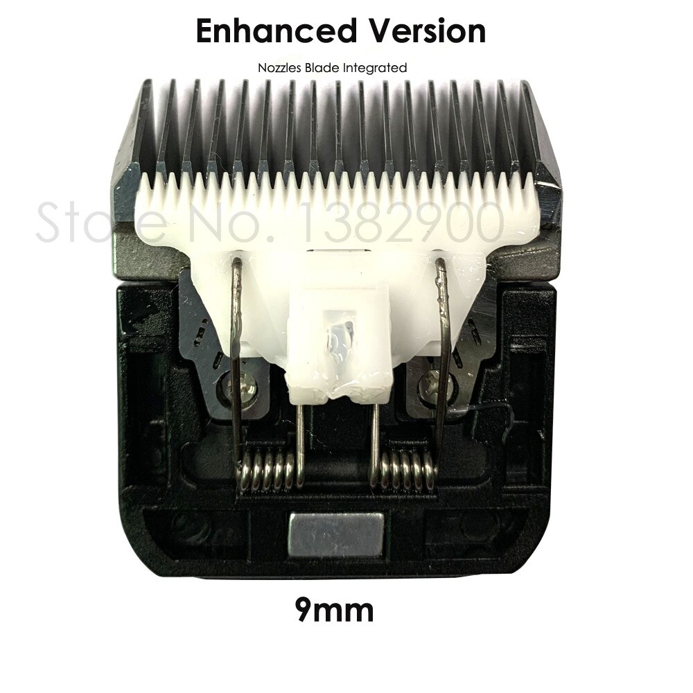 Lame en céramique pour tondeuse à cheveux VS-888 MDB22, 3/6/9/13mm, embouts de tête intégrés: 9mm Blade