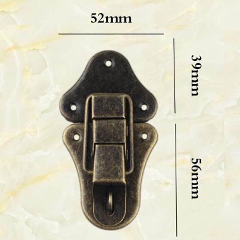 Vintage design reliëf vergrendeling hasp sluiting slot retro stijl mini sluitingen hardware gegraveerde ontwerpen haspen grendel voor hout lade sieraden doos kast kabinet meubels decoratieve kast