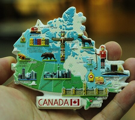 Canada 3D Fridge Magnets USA Tourism Souvenirs Refrigerator Magnetic Stickers Home Decortion: 005