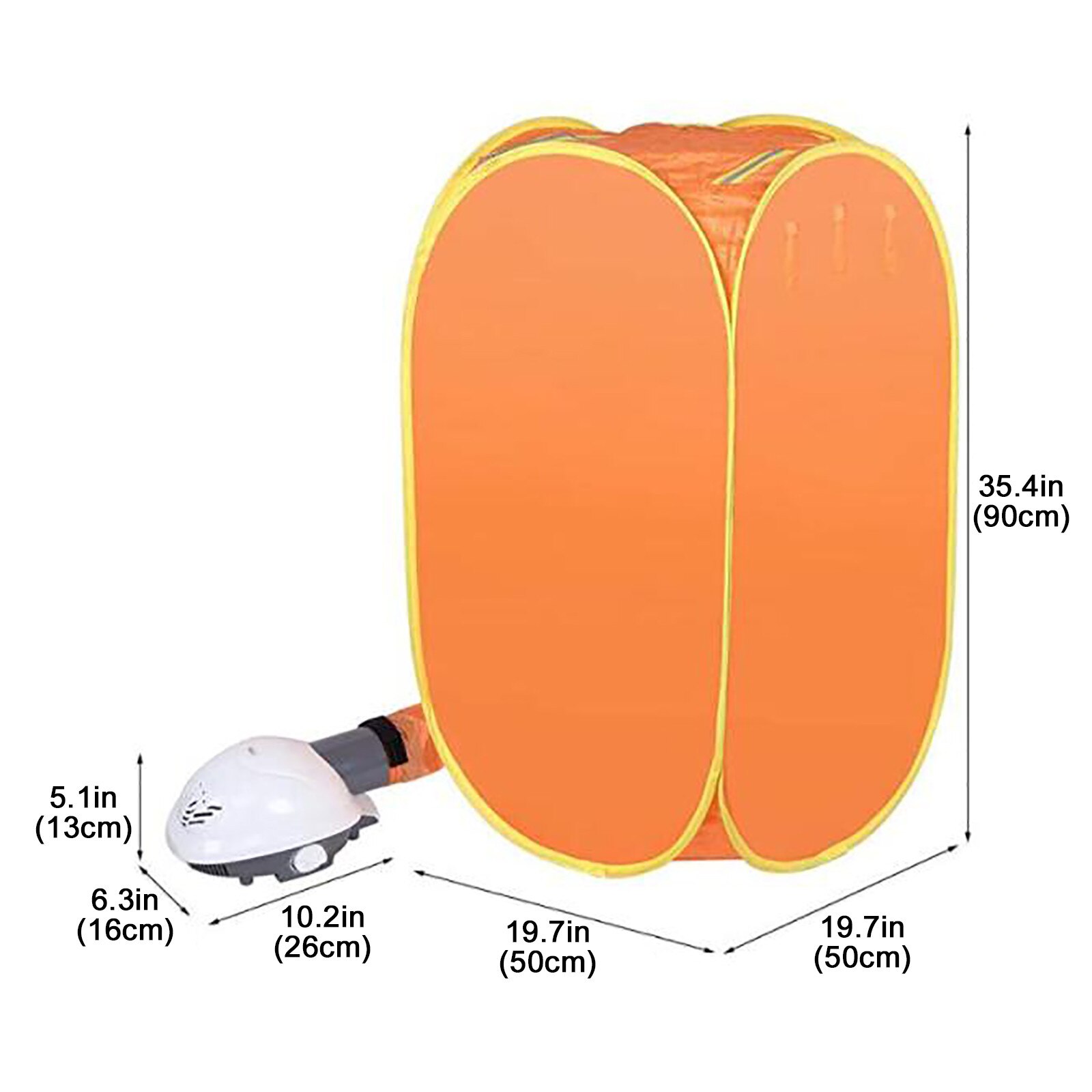 PPortable Electric Clothes Dryer Mini Folding Warm Air Baby Cloth Drying Machine Heater Hanger Wardrobe Clothing Dryers #Y10