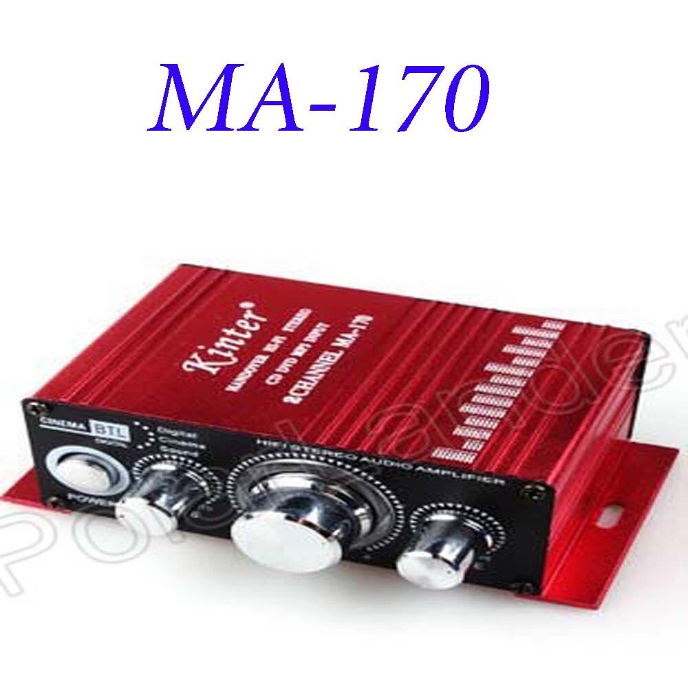 Mini Hi-Fi Stereo MA-170 Auto Versterker Booster DVD MP3 Speaker voor Motorcycle Boot thuis top prijs