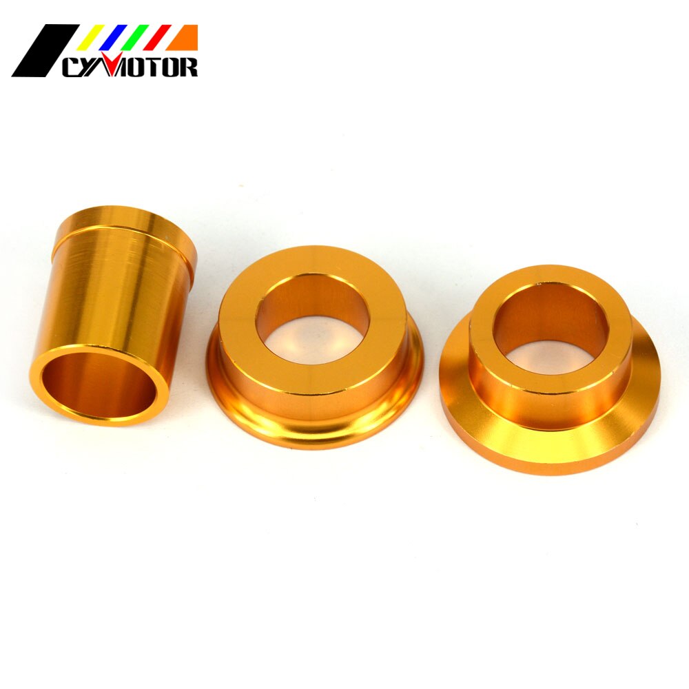 CNC Gold Front Rear Wheel Hub Spacer Axle for SUZUKI DRZ 400 DRZ400S DRZ400E 2000 2002 2005 2007