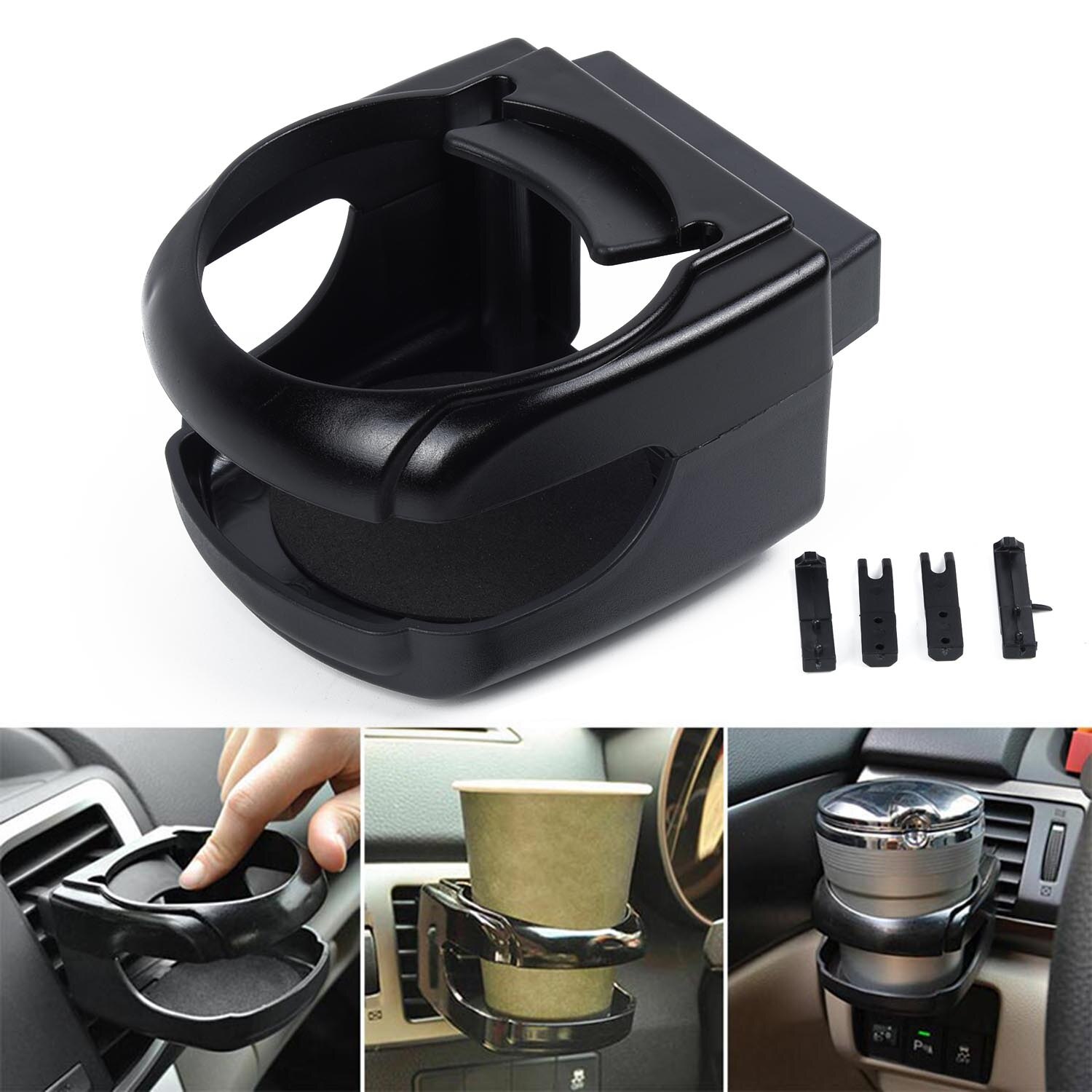 Support de canette de sortie d'air de voiture, support d'insertion de bouteille d'eau potable, support de tasse de véhicule, support de tasse d'aération de voiture