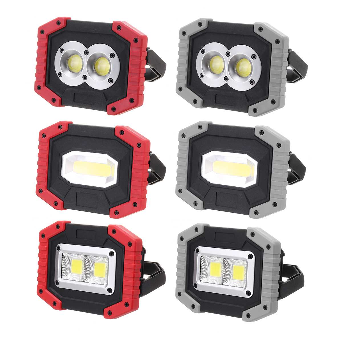30W COB GELEID Oplaadbare Werk Licht Emergency Lamp Hand Fakkel Camping Tent Lantaarn USB Opladen Draagbare Power Bank Zoeklicht