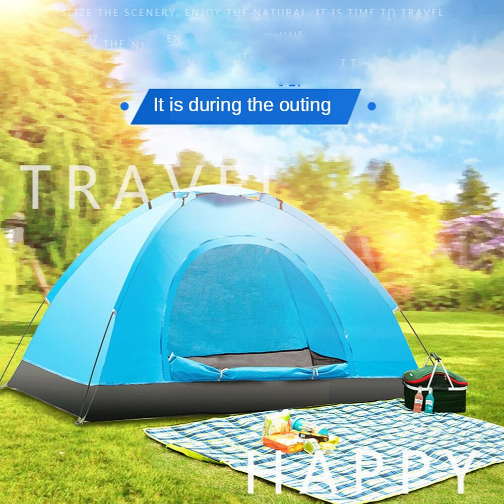 Tent Camping Super Light Naturehike Outdoor Awning Sun Anti UV Rain Proof Family Camping Protable Backpacking Automatic Tent