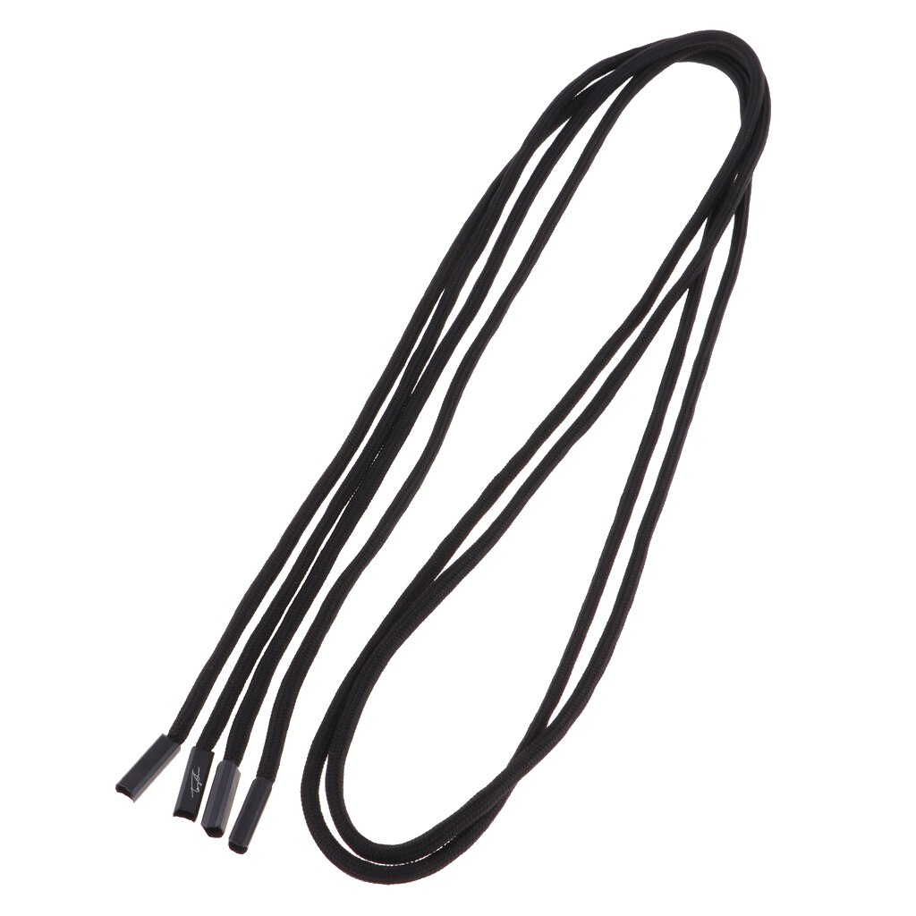 Paquete de 2 elegantes Pantalones de cordón con cordón y reemplazo de zapatas con puntas de Metal-Accesorios de ropa: F