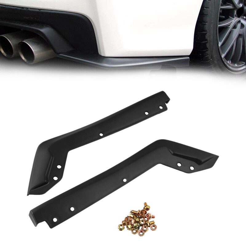 Car Spoiler for Subaru Impreza WRX STi Rear Spoiler Wrap Angle Air Knife Rear Spat Valance Lip Poly 1Pair