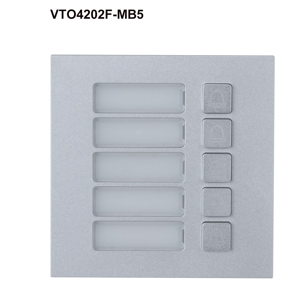 Dahua VTO4202F-X Series Modular Outdoor Station Voice and Video 2 MP Definition Fisheye Camera 160° View Range Access control: VTO4202F-MB5