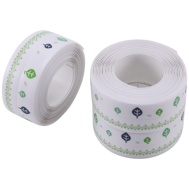 UIOCSSC 1.5 X 10.5Ft Self-Adhesive Caulk Strip – Waterproof PVC Sealing Tape For Bathroom, Kitchen, Toilet & Sink