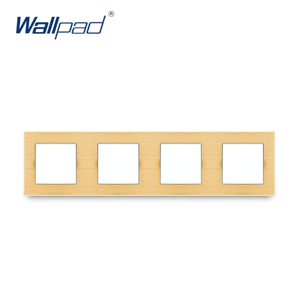 Wallpad luksus aluminiumsramme panelramme guld hotelpanel lodret og horisontramme 1 2 3 4 5 ramme panel: 4