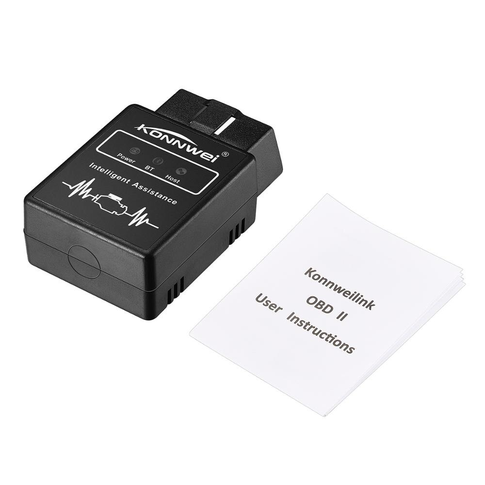 Original KONNWEI KW912 Bluetooth Obd2 v1.5 Scanner Car Diagnostic Tool Code Reader Scan OBD2 Automotive Car Obd2 Tools