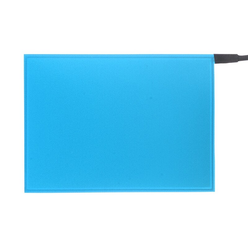 105mm x 148mm el-panel elektroluminescerende ark neonark + aktuator 12v: Blå